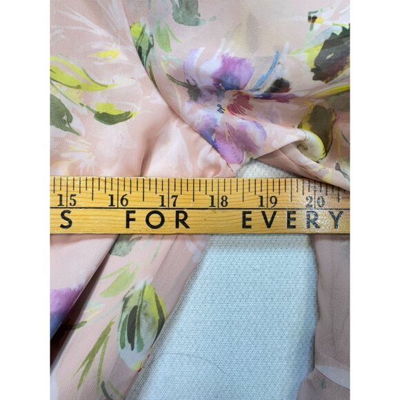 Guess Womens Floral Wrap Darla Belted Romper Size M Multicolor Bell Sleeves Chic - Picture 11 of 15